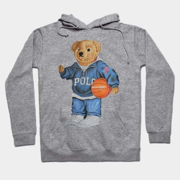 basketball bear Hoodie by MiaWalter